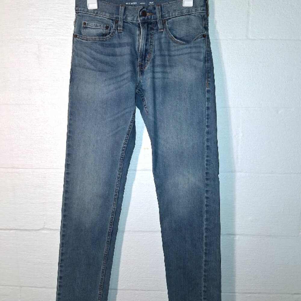 Old Navy Men's Jeans Slim Built-In-Flex W28" x L30" Medium Wash Denim